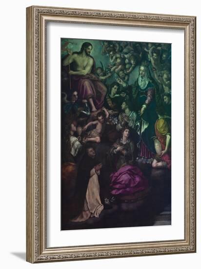 The Vision of St. Hyacinth-Alessandro Allori-Framed Giclee Print