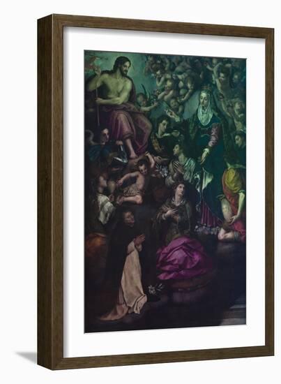 The Vision of St. Hyacinth-Alessandro Allori-Framed Giclee Print