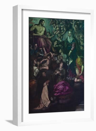 The Vision of St. Hyacinth-Alessandro Allori-Framed Giclee Print