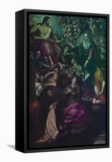 The Vision of St. Hyacinth-Alessandro Allori-Framed Premier Image Canvas