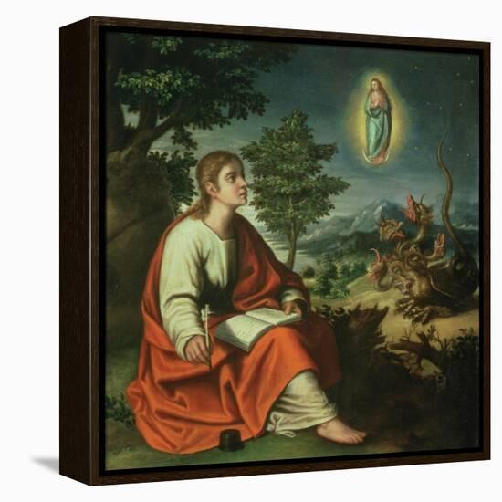 The Vision of St. John the Evangelist on Patmos-Juan Sanchez Cotan-Framed Premier Image Canvas