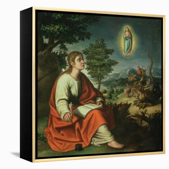 The Vision of St. John the Evangelist on Patmos-Juan Sanchez Cotan-Framed Premier Image Canvas