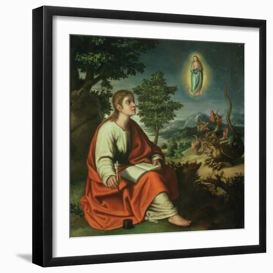 The Vision of St. John the Evangelist on Patmos-Juan Sanchez Cotan-Framed Giclee Print