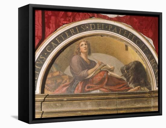 The Vision of St John-Antonio Allegri Da Correggio-Framed Premier Image Canvas