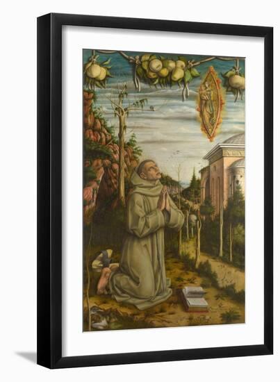 The Vision of the Blessed Gabriele, 1489-Carlo Crivelli-Framed Giclee Print