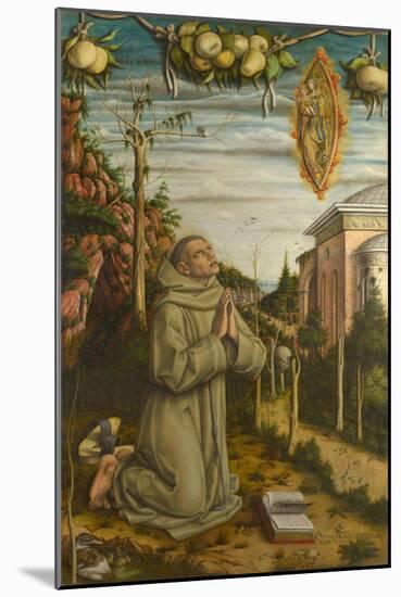 The Vision of the Blessed Gabriele, 1489-Carlo Crivelli-Mounted Giclee Print