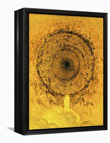 The Vision of the Empyrean, Illustration from 'The Dore Gallery'-Gustave Doré-Framed Premier Image Canvas