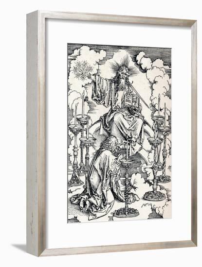 The Vision of the Seven Candlesticks, 1498-Albrecht Dürer-Framed Giclee Print