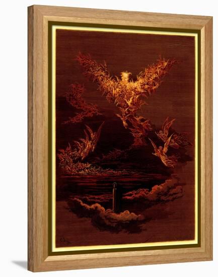 The Vision of the Sixth Heaven, Illustration from 'The Dore Gallery'-Gustave Doré-Framed Premier Image Canvas