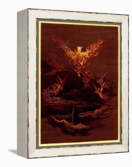 The Vision of the Sixth Heaven, Illustration from 'The Dore Gallery'-Gustave Doré-Framed Premier Image Canvas