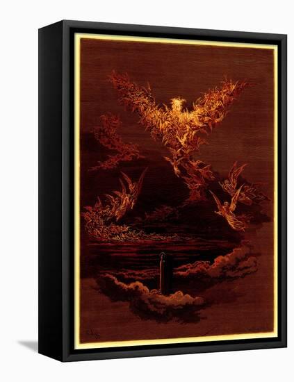 The Vision of the Sixth Heaven, Illustration from 'The Dore Gallery'-Gustave Doré-Framed Premier Image Canvas