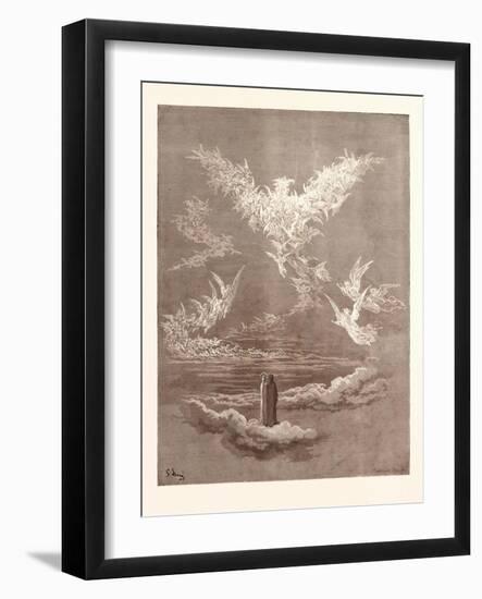 The Vision of the Sixth Heaven-Gustave Dore-Framed Giclee Print