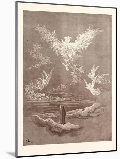 The Vision of the Sixth Heaven-Gustave Dore-Mounted Giclee Print