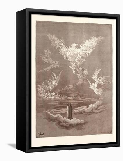 The Vision of the Sixth Heaven-Gustave Dore-Framed Premier Image Canvas