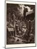 The Vision of the Valley of Dry Bones-Gustave Dore-Mounted Giclee Print