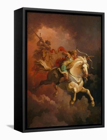 The Vision of the White Horse-Philip James De Loutherbourg-Framed Premier Image Canvas