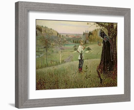 The Vision of the Young Bartholomew, 1889-90-Mikhail Vasilievich Nesterov-Framed Giclee Print