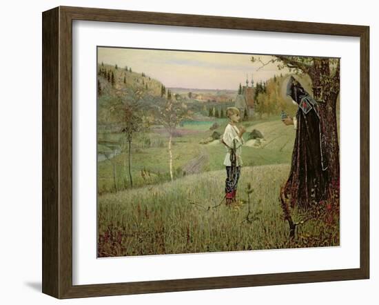 The Vision of the Young Bartholomew, 1889-90-Mikhail Vasilievich Nesterov-Framed Giclee Print