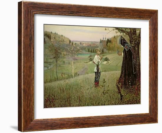 The Vision of the Young Bartholomew, 1889-90-Mikhail Vasilievich Nesterov-Framed Giclee Print