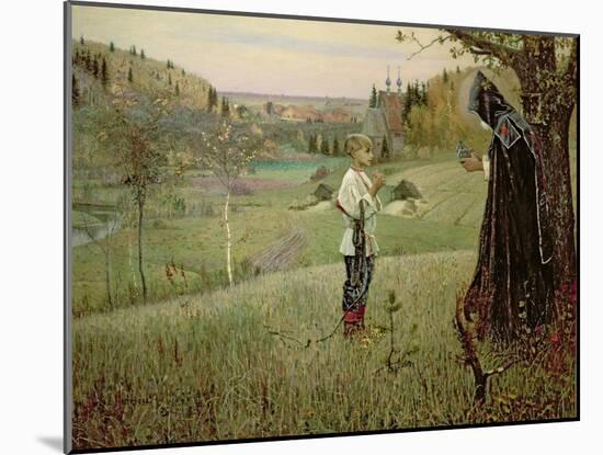 The Vision of the Young Bartholomew, 1889-90-Mikhail Vasilievich Nesterov-Mounted Giclee Print