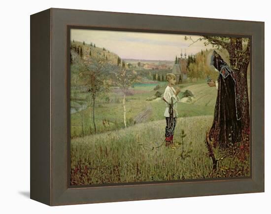 The Vision of the Young Bartholomew, 1889-90-Mikhail Vasilievich Nesterov-Framed Premier Image Canvas