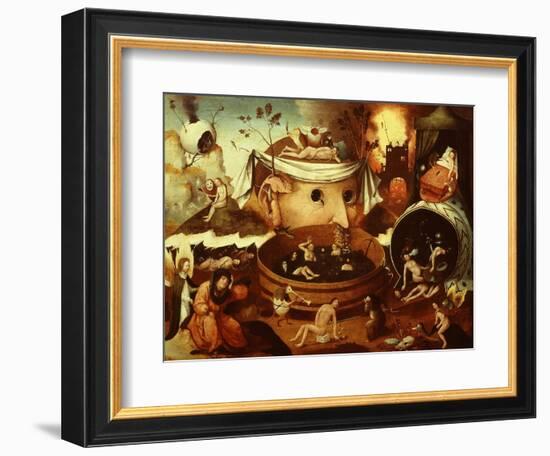 The Vision of Tondal-Hieronymus Bosch-Framed Giclee Print