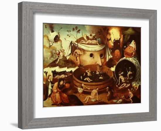 The Vision of Tondal-Hieronymus Bosch-Framed Giclee Print