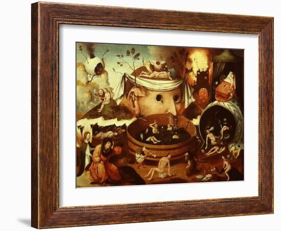 The Vision of Tondal-Hieronymus Bosch-Framed Giclee Print