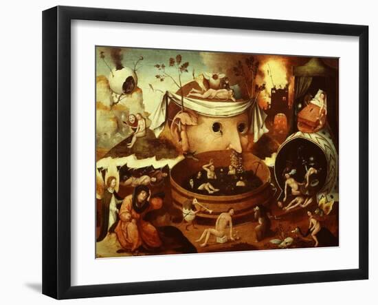 The Vision of Tondal-Hieronymus Bosch-Framed Giclee Print