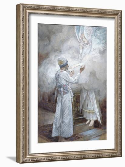 The Vision of Zacharias, Illustration for 'The Life of Christ', C.1886-94-James Tissot-Framed Giclee Print