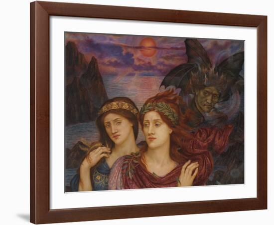 The Vision-Evelyn De Morgan-Framed Premium Giclee Print