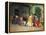 The Visit of the Bullfighter-Francisco Peralta-Framed Premier Image Canvas