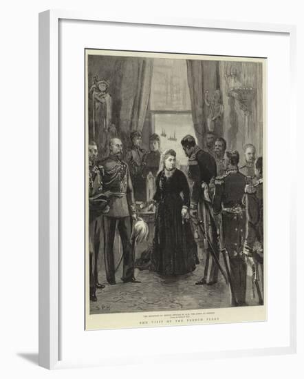 The Visit of the French Fleet-null-Framed Giclee Print