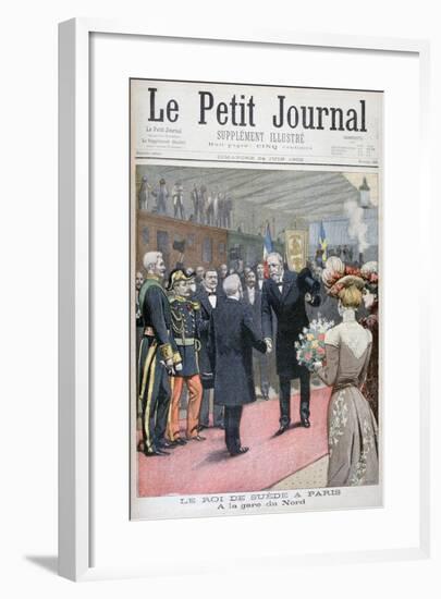 The Visit of the King of Sweden to Paris, 1900-Eugene Damblans-Framed Giclee Print