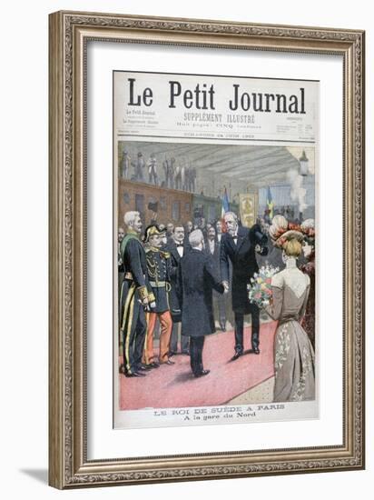 The Visit of the King of Sweden to Paris, 1900-Eugene Damblans-Framed Giclee Print