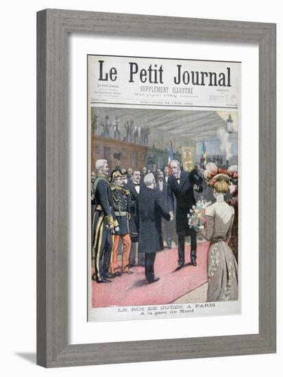 The Visit of the King of Sweden to Paris, 1900-Eugene Damblans-Framed Giclee Print