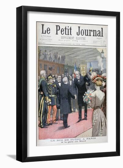 The Visit of the King of Sweden to Paris, 1900-Eugene Damblans-Framed Giclee Print