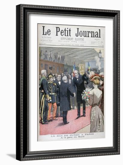 The Visit of the King of Sweden to Paris, 1900-Eugene Damblans-Framed Giclee Print