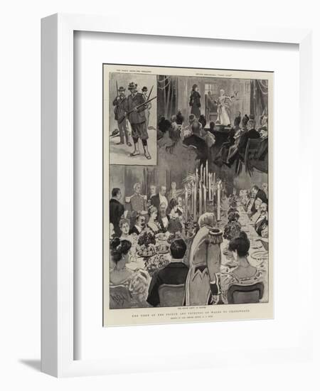 The Visit of the Prince and Princess of Wales to Chatsworth-Alexander Stuart Boyd-Framed Giclee Print