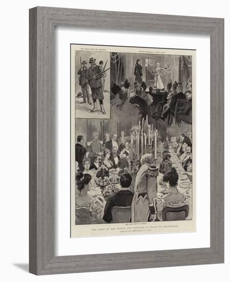 The Visit of the Prince and Princess of Wales to Chatsworth-Alexander Stuart Boyd-Framed Giclee Print