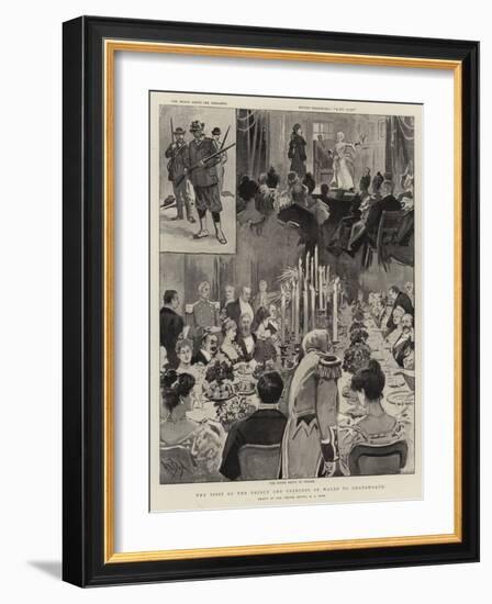 The Visit of the Prince and Princess of Wales to Chatsworth-Alexander Stuart Boyd-Framed Giclee Print