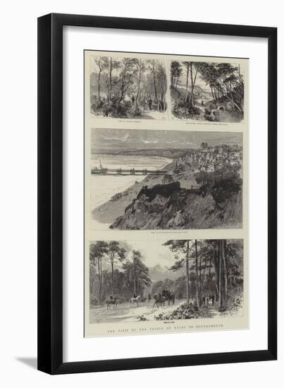 The Visit of the Prince of Wales to Bournemouth-null-Framed Giclee Print