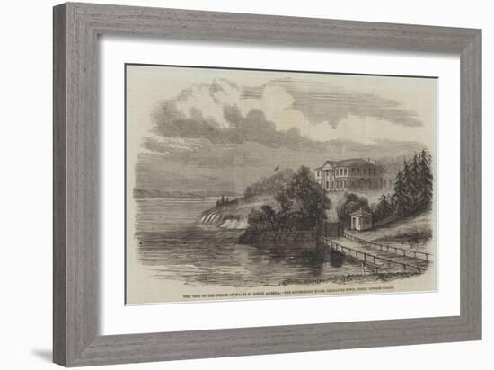 The Visit of the Prince of Wales to North America-null-Framed Giclee Print