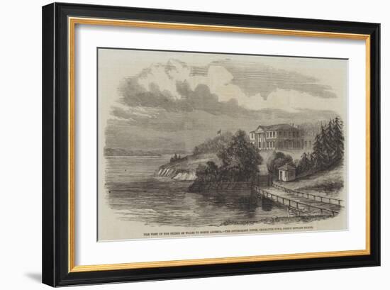The Visit of the Prince of Wales to North America-null-Framed Giclee Print