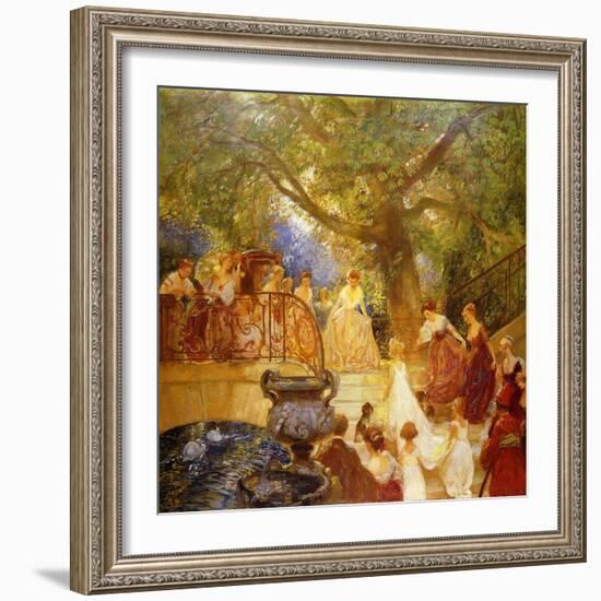 The Visit of the Princess Royal-Gaston De Latouche-Framed Giclee Print