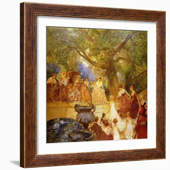 The Visit of the Princess Royal-Gaston De Latouche-Framed Giclee Print