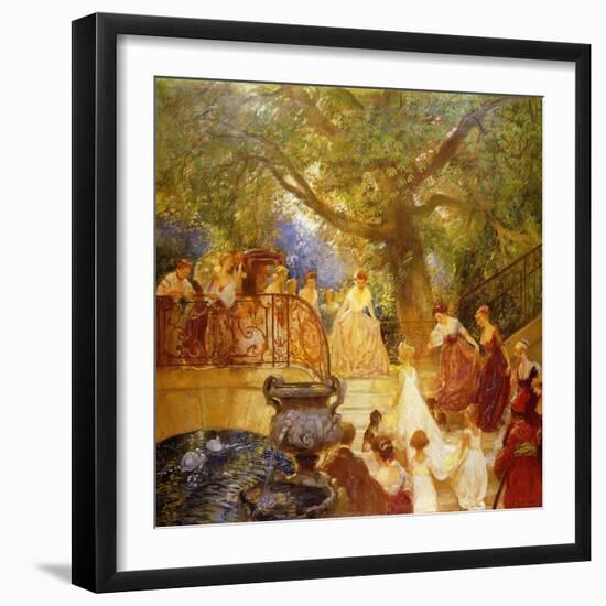 The Visit of the Princess Royal-Gaston De Latouche-Framed Giclee Print