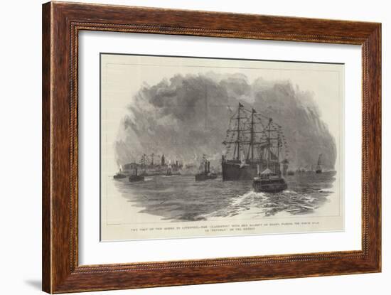 The Visit of the Queen to Liverpool-William Lionel Wyllie-Framed Giclee Print