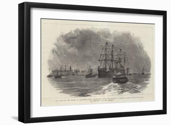 The Visit of the Queen to Liverpool-William Lionel Wyllie-Framed Giclee Print