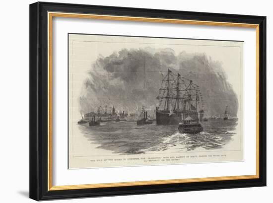 The Visit of the Queen to Liverpool-William Lionel Wyllie-Framed Giclee Print